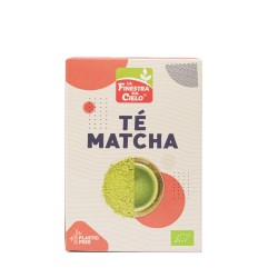 Chá biológico Matcha 100% plástico...